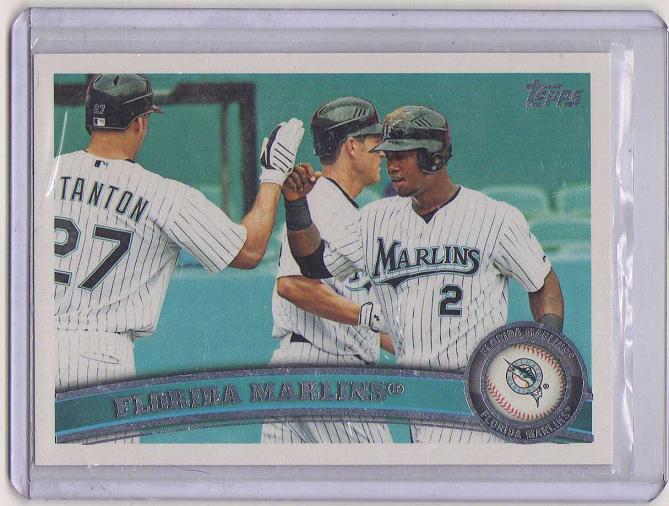 2011 Topps Base Set Series 2 Florida Marlins  Card #361 - 